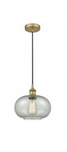 Innovations Lighting 616-1P-BB-G249 - Gorham - 1 Light - 10 inch - Brushed Brass - Cord hung - Mini Pendant