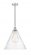 Innovations Lighting 616-1P-PN-GBC-164 - Berkshire - 1 Light - 16 inch - Polished Nickel - Cord hung - Pendant