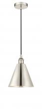 Innovations Lighting 616-1P-PN-MBC-8-PN - Berkshire - 1 Light - 8 inch - Polished Nickel - Cord hung - Mini Pendant