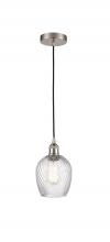 Innovations Lighting 616-1P-SN-G292 - Salina - 1 Light - 6 inch - Brushed Satin Nickel - Cord hung - Mini Pendant