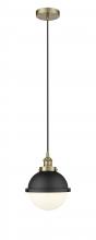 Innovations Lighting 616-1PH-AB-HFS-81-BK - Edison - 1 Light - 9 inch - Antique Brass - Mini Pendant