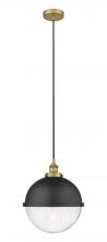 Innovations Lighting 616-1PH-BB-HFS-124-BK - Edison - 1 Light - 13 inch - Brushed Brass - Mini Pendant