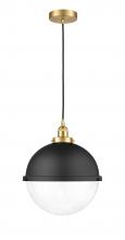 Innovations Lighting 616-1PH-SG-HFS-122-BK - Edison - 1 Light - 13 inch - Satin Gold - Mini Pendant