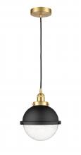 Innovations Lighting 616-1PH-SG-HFS-84-BK - Edison - 1 Light - 9 inch - Satin Gold - Mini Pendant