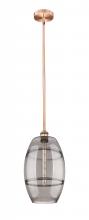 Innovations Lighting 616-1S-AC-G557-10SM - Vaz - 1 Light - 10 inch - Antique Copper - Cord hung - Mini Pendant