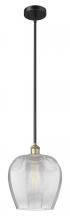 Innovations Lighting 616-1S-BAB-G462-12 - Norfolk - 1 Light - 12 inch - Black Antique Brass - Cord hung - Mini Pendant