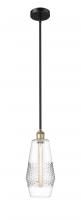 Innovations Lighting 616-1S-BAB-G682-7 - Windham - 1 Light - 7 inch - Black Antique Brass - Cord hung - Mini Pendant