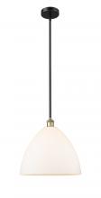 Innovations Lighting 616-1S-BAB-GBD-161 - Bristol - 1 Light - 16 inch - Black Antique Brass - Cord hung - Pendant