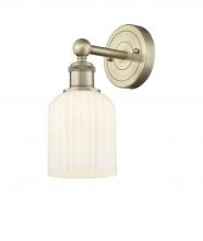 Innovations Lighting 616-1W-AB-G559-5GWH - Bridal Veil - 1 Light - 5 inch - Antique Brass - Sconce