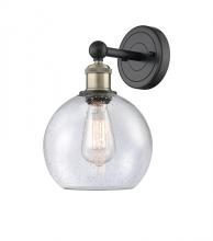 Innovations Lighting 616-1W-BAB-G124-8 - Athens - 1 Light - 8 inch - Black Antique Brass - Sconce