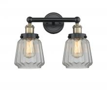  616-2W-BAB-G142 - Chatham - 2 Light - 16 inch - Black Antique Brass - Bath Vanity Light