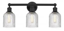 Innovations Lighting 616-3W-BK-G559-5CL - Bridal Veil - 3 Light - 23 inch - Matte Black - Bath Vanity Light