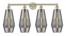 Innovations Lighting 616-4W-AB-G683-7 - Windham - 4 Light - 34 inch - Antique Brass - Bath Vanity Light