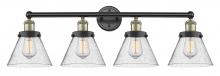 Innovations Lighting 616-4W-BAB-G44 - Cone - 4 Light - 35 inch - Black Antique Brass - Bath Vanity Light