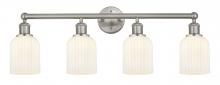 Innovations Lighting 616-4W-SN-G559-5GWH - Bridal Veil - 4 Light - 32 inch - Brushed Satin Nickel - Bath Vanity Light