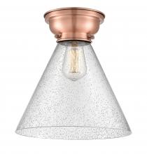 Innovations Lighting 623-1F-AC-G44-L - Cone - 1 Light - 12 inch - Antique Copper - Flush Mount