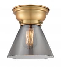 Innovations Lighting 623-1F-BB-G43 - Cone - 1 Light - 8 inch - Brushed Brass - Flush Mount