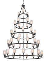 Innovations Lighting 8203456-BK-G801 - Clymer - 45 Light - 60 inch - Matte Black - Chain Hung - Chandelier