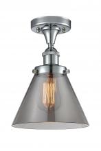 Innovations Lighting 916-1C-PC-G43 - Cone - 1 Light - 8 inch - Polished Chrome - Semi-Flush Mount