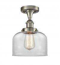 Innovations Lighting 916-1C-SN-G72 - Bell - 1 Light - 8 inch - Brushed Satin Nickel - Semi-Flush Mount