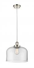 Innovations Lighting 916-1P-PN-G72-L - Bell - 1 Light - 12 inch - Polished Nickel - Cord hung - Mini Pendant