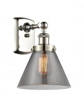 Innovations Lighting 916-1W-PN-G43 - Cone - 1 Light - 8 inch - Polished Nickel - Sconce