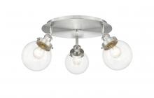 Innovations Lighting 916-3C-SN-G202-6 - Beacon - 3 Light - 18 inch - Satin Nickel - Flush Mount