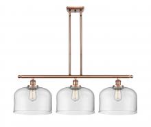 Innovations Lighting 916-3I-AC-G72-L - Bell - 3 Light - 36 inch - Antique Copper - Stem Hung - Island Light