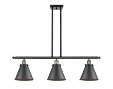 Innovations Lighting 916-3I-BAB-M13-BK - Appalachian - 3 Light - 36 inch - Black Antique Brass - Stem Hung - Island Light