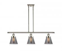 Innovations Lighting 916-3I-PN-G63 - Cone - 3 Light - 36 inch - Polished Nickel - Stem Hung - Island Light