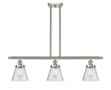 Innovations Lighting 916-3I-SN-G64 - Cone - 3 Light - 36 inch - Brushed Satin Nickel - Stem Hung - Island Light