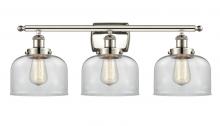 Innovations Lighting 916-3W-PN-G72 - Bell - 3 Light - 28 inch - Polished Nickel - Bath Vanity Light