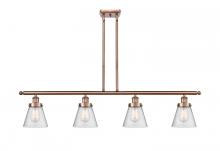 Innovations Lighting 916-4I-AC-G64 - Cone - 4 Light - 48 inch - Antique Copper - Stem Hung - Island Light