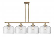 Innovations Lighting 916-4I-BB-G72-L - Bell - 4 Light - 48 inch - Brushed Brass - Stem Hung - Island Light