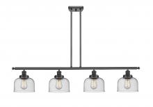 Innovations Lighting 916-4I-BK-G74 - Bell - 4 Light - 48 inch - Matte Black - Stem Hung - Island Light