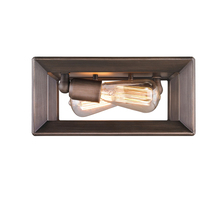 Golden 2073-FM GMT - Smyth Flush Mount in Gunmetal Bronze