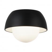 Matteo Lighting M11301MBOP - 1 LT Ø9.05” x 6.35”H "WATSON" MB CEILING MOUNT - OPAL GLASS E12 40W