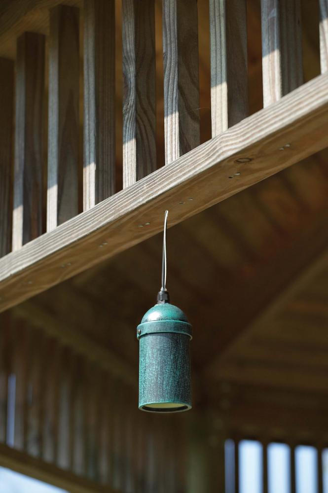 Black Outdoor Pendant