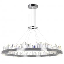 CWI Lighting 1218P40-613 - Agassiz LED Chandelier With Polished Nickel Finish