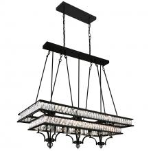 CWI Lighting 9972P47-20-101 - Shalia 20 Light Island Chandelier With Black Finish