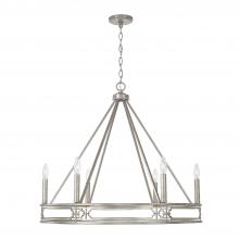 Capital 443461AS - 6 Light Chandelier