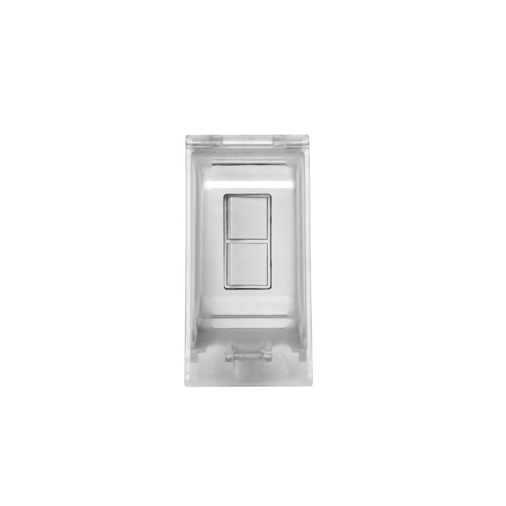 Single Duplex Switch Weatherproof Flush Mount and Gang Box - 20 Amp Per Pole