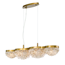 Eurofase 31832-014 - Mondo, 10LT LTChandelier, Linr, Gld