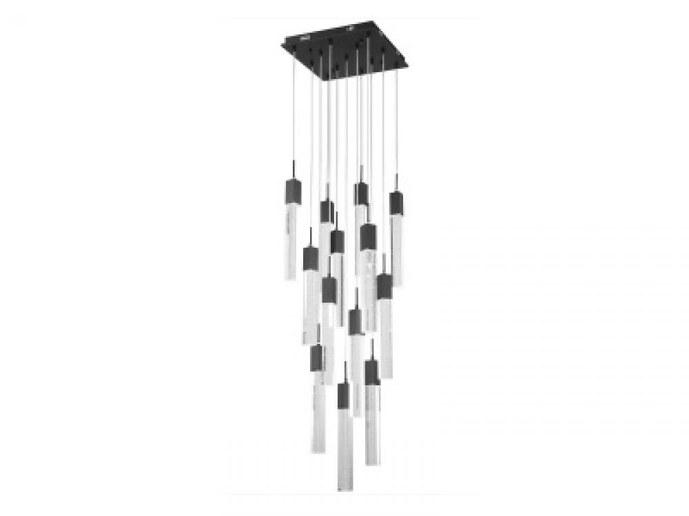 The Original Glacier Avenue Collection Black 13 Light Pendant Fixture