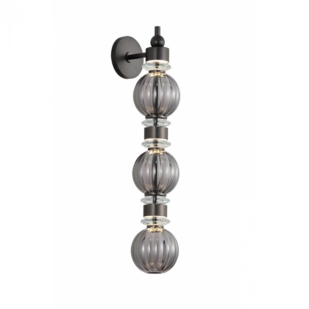 Avra Black Wall Sconce