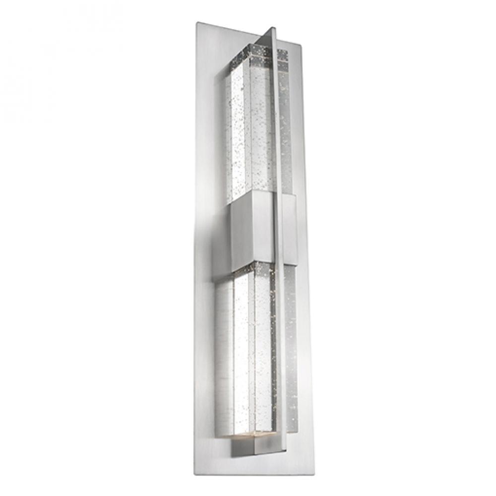 Calla - Wall Sconce Formed Steel Housing in Molded Exterior Glass and Opal Interior Shade