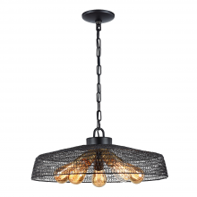 Zeev Lighting CD10139-5-DBZ - 5-Light 20" Metal Shade Pendant