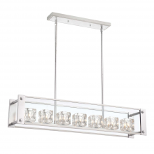 Zeev Lighting CD10151-7-SL - 7-Light 42" Linear Crystal Chandelier