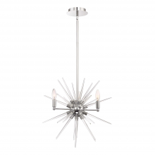 Zeev Lighting CD10178-4-CH - 4-Light 20" Sputnik Chandelier