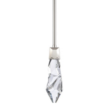 Zeev Lighting MP11403-LED-PN - LED 3CCT Inimitable Crafted Crystal Polished Nickel Mini-Pendant